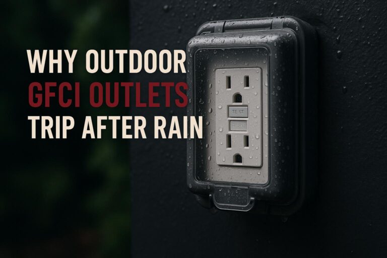 Why Outdoor GFCI Outlets Trip After Rain