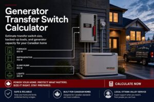 Generator Transfer Switch Calculator